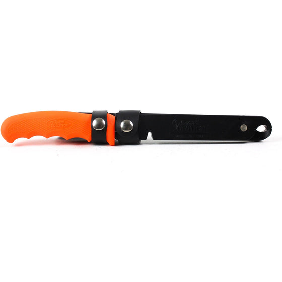 Cutco 5721 Fisherman's Solution 6 In - 9 In Adjustable Straight Edge Blade Includes Sheath With Built-In Notched Line Cutter And Sharpening Stone