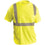 Occunomix LUX-SSETP2B Short Sleeve Wicking Birdseye T-Shirt W/Pocket Xl, Yellow (High Visibility)
