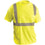 Occunomix LUX-SSETP2B Short Sleeve Wicking Birdseye T-Shirt W/Pocket Xl, 10-Pack, Yellow (High Visibility)