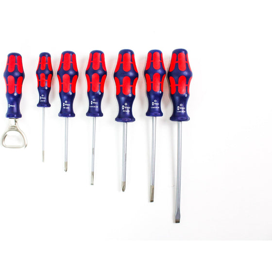 Wera 05300043001 7 Piece Screwdriver And Bottle Opener Set