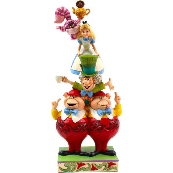 Disney Traditions 6008997 Alice In Wonderland Stac, Multi-Color