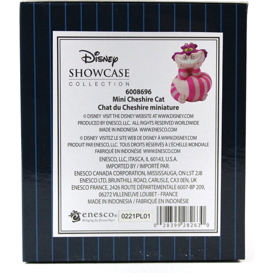 Disney Showcase 6008696 Mini Cheshire Leaning On, Multicolor