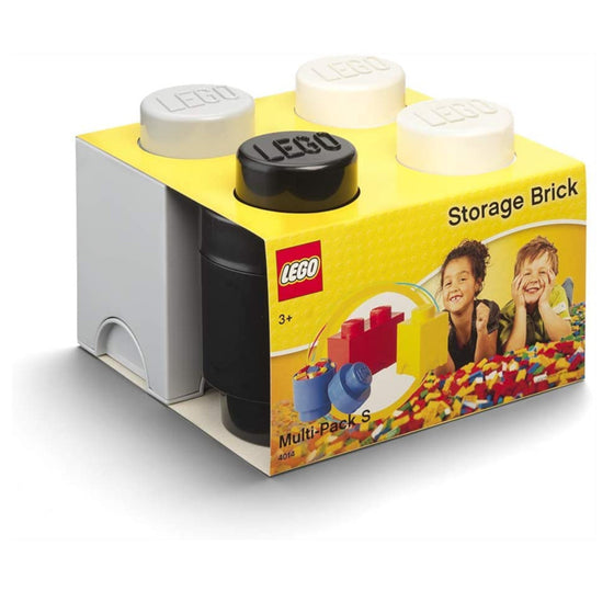 LEGO® 40140602 LEGO® Storage Brick Multi-Pack 3Peice Neutral Case Pack, Neutral