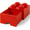 LEGO® 40201730 Desk Drawer 4X4 Storage Case, Bright Red