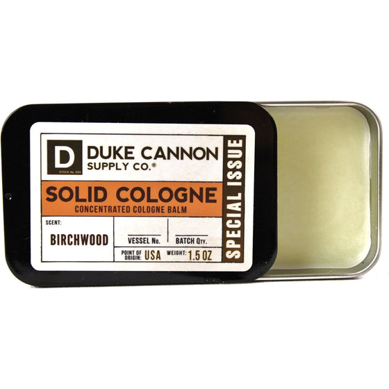 Duke Cannon Supply Co. SCBIRCHWOOD Solid Cologne- Birchwood