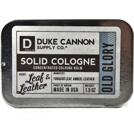 Duke Cannon Supply Co. SCOLDGLORY1 Solid Cologne- Old Glory