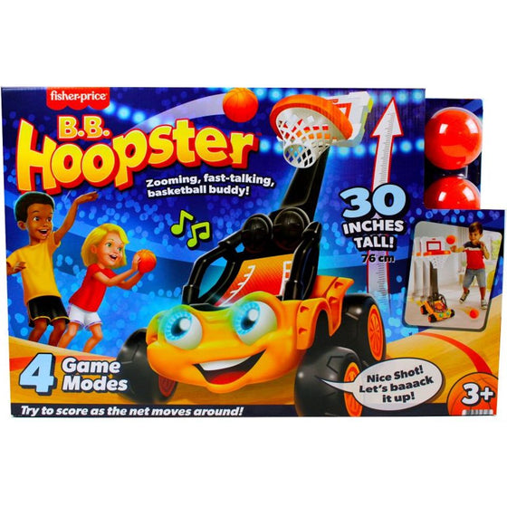 Fisher-Price GYM22 B.B. Hoopster Motorized Electronic Basketball Toy, Multi