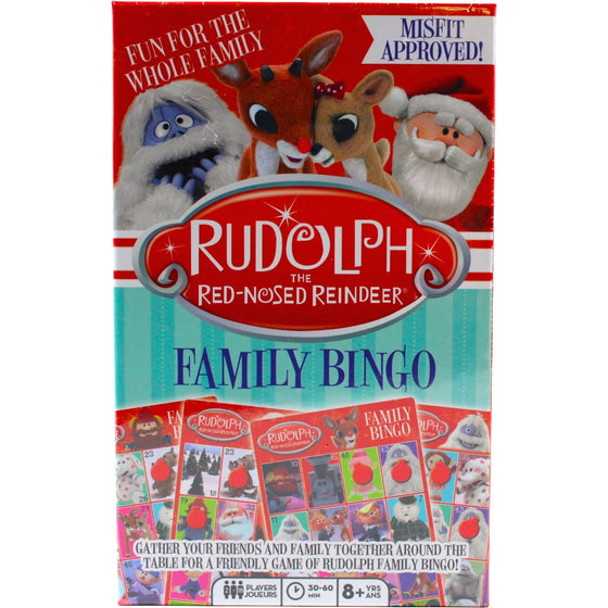 Aquarius 96302 Rudolph Family Bingo, Multicolor