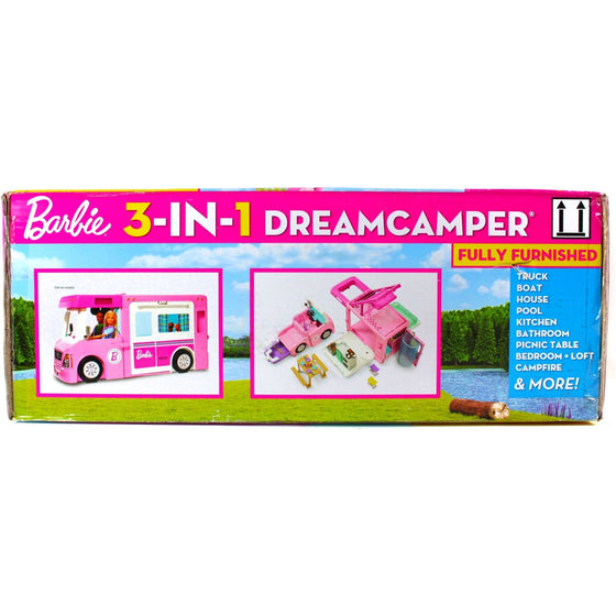 Mattel GHL93 3 In 1 Barbie Estate Dream Camper, Pink