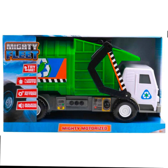 Mighty Fleet 1422774 Mighty Fleet Motorized Garbage Truck Toy