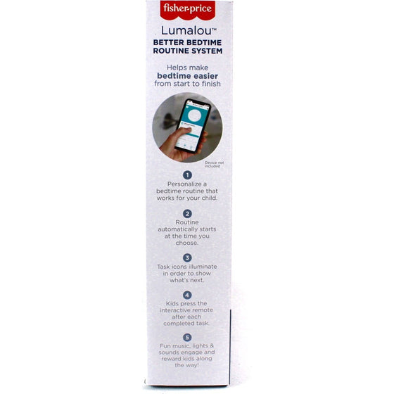 Fisher-Price GLD09 Lumalou Better Bedtime System, White