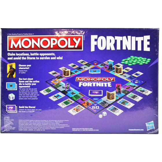 Monopoly E66030791 Monopoly Fortnite Edition Game, Brown/A