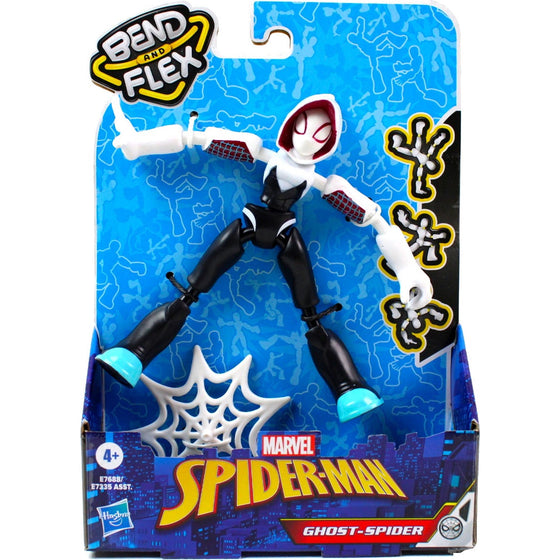 Spider-Man E76885X21 Marvel Spider-Man Bend And Flex Ghost-Spider, Multicolor