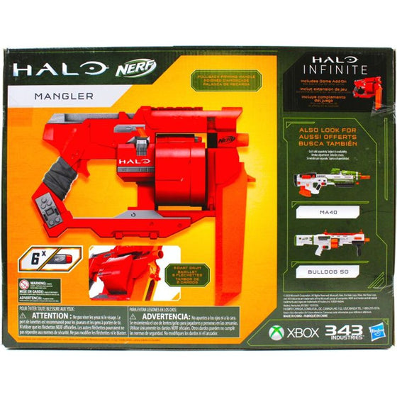 Nerf E5704AX01 Nerf Halo Mangler Dart Blaster, Multi