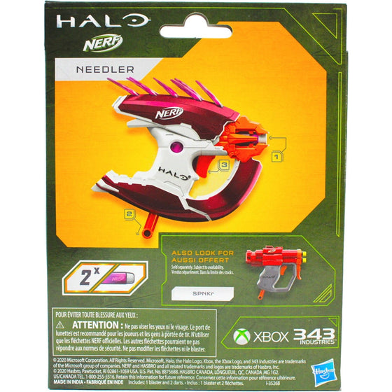 Nerf E9721CU80 Nerf Microshots Halo Needler Blaster, Brown