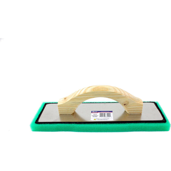 Bon Tool 83-102 Green Foam Float 4-Inch X 12 Inch X 3/4-Inch Wood Handle, 10-Pack, Multi-Color
