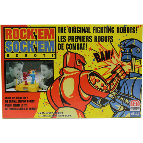 Mattel Games CCX97 Mattel Games Rock 'Em Sock 'Em Robots, Multicolor
