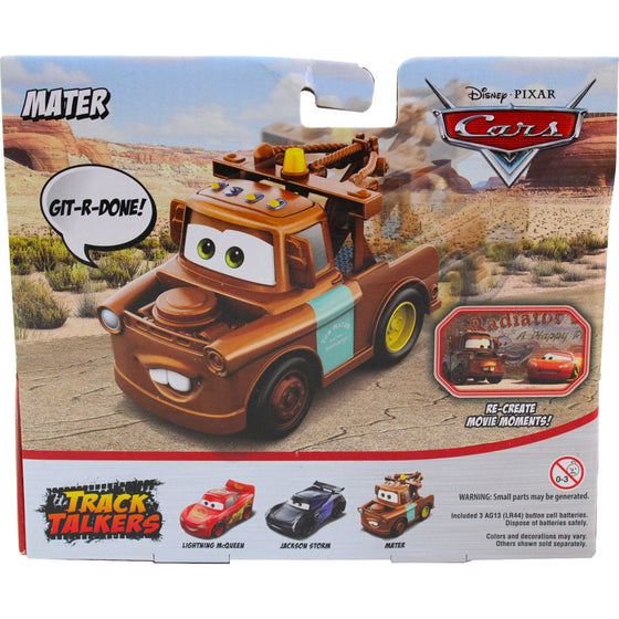 Disney Cars Toys GTK89 Disney Pixar Cars Track Talkers Mater, Multicolor