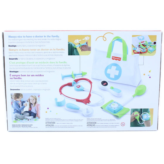 Fisher-Price DVH14 Medical Kit, White, Green And Blue And Red
