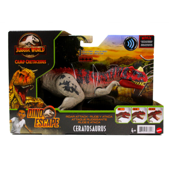 Jurassic World Toys GWD07 Jurassic World Roar Attack Ceratosaurus, Mixed