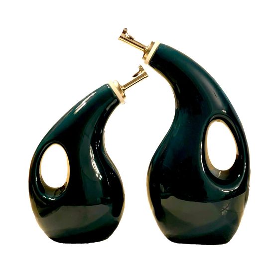 Rachael Ray 1574243 Evoo And Vinegar Bottles, 2 Piece Set. Modern Design With Generous Handles.