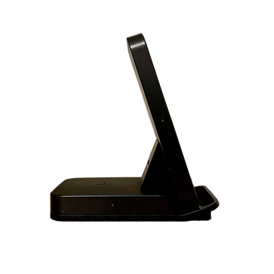 Ubiolabs  2-In-1 Wireless Charging Stand, Qi Certified. For Qi Compatible Phones And Wireless Earbuds.