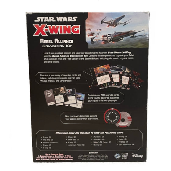 Star Wars  Rebel Alliance Conversion Kit, Components To Upgrade Your Rebel Ship Collection From First To Second Edition.