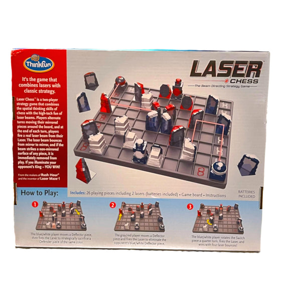 Thinkfun  Laser Chess, The Beam Directing Strategy Game. Use Your Laser To Eliminate The Enemy King. Ages 8 And Up.