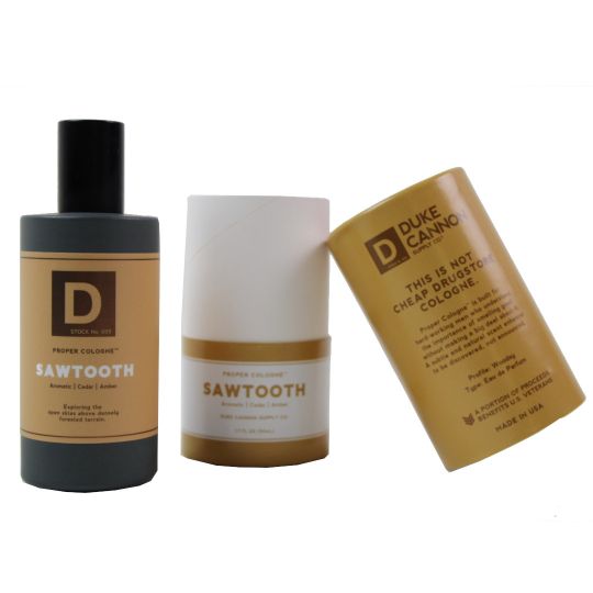 Duke Cannon Supply Co. LCSAWTOOTH Liquid Cologne- Aromatic, Cedar, Amber