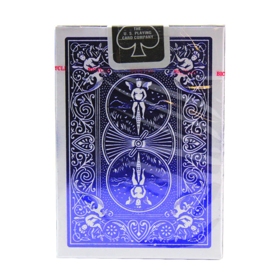 Bicycle 10018790 Bicycle Metal Luxe Metalluxe Rider Back Playing Cards 2 Decks Crimson Red And Cobalt Blue, Blue, Red