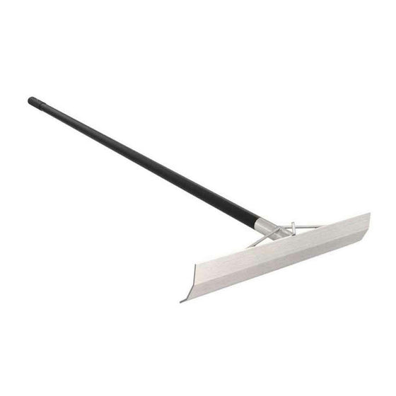 Bon Tool 22-212 Concrete Placer Aluminum With Hook 60-Inch Aluminum Handle