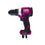 The Original Pink Box PB20VLID_2AH_CHRGR 20-Volt Lithium-Ion Brushless 1/2-Inch Keyless Chuck Cordless Drill With Battery, Pink