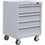 Viper Tool Storage V300541WHR 30-Inch 5-Drawer 18G Steel Rolling Cabinet, White, White