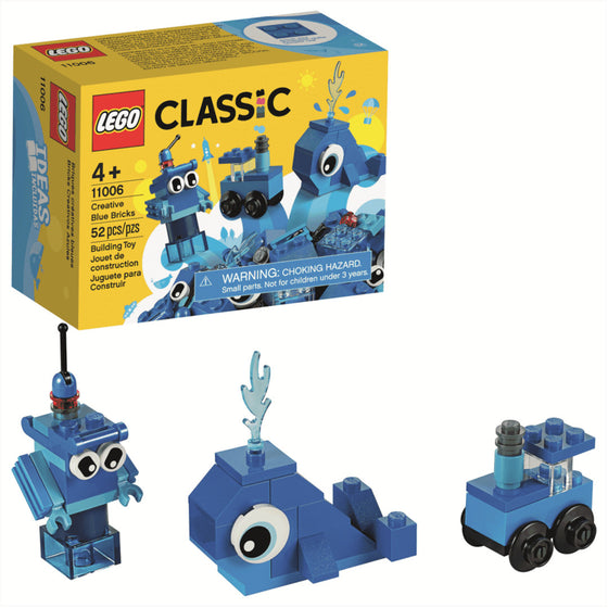 LEGO® 11006 Creative Blue Bricks, Multicolor