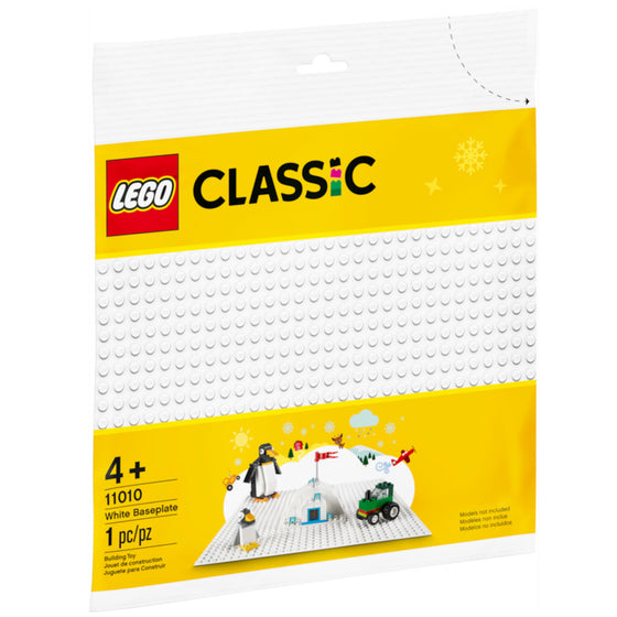 LEGO® 11010 White Baseplate, Multicolor