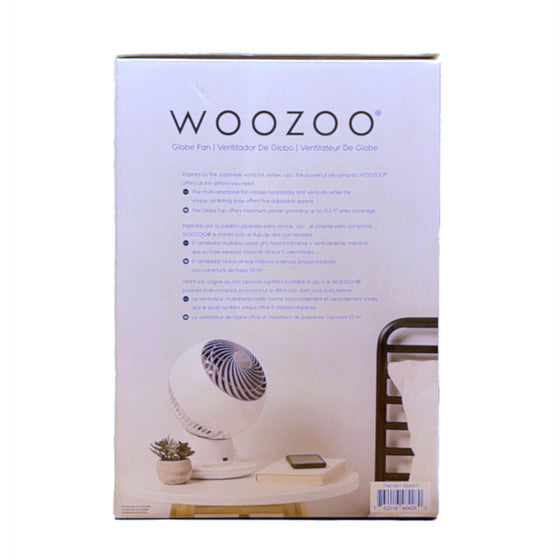 Woozoo  Woozoo, Powerful Yet Quiet Globe Fan. Multi-Directional Oscillation With Remote Control. Options For Selecting Timer And Air- Flow Strength.