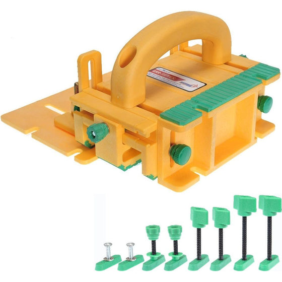 MICROJIG GR-200+DV-HK4.5K2-VP Grr-Ripper Advanced 3D Pushblock With Matchfit Dovetail Hardware Variety Pack