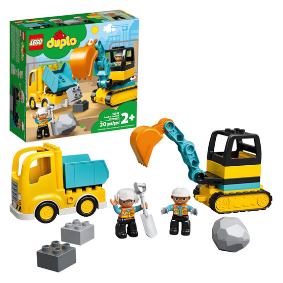 LEGO® 10931 Truck & Tracked Excavator, Multicolor