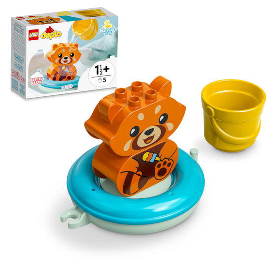 LEGO® 10964 Bath Time Fun: Floating Red Panda, Multicolor