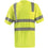 Occunomix LUX-SSETP3B-Y3X T-Shirt, Classic Wicking Birdseye, Class 3, Yellow, 3X, Yellow (High Visibility)