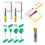 MICROJIG Matchfit DVC-1177K2+MB-050-025ST Dovetail Clamp Pro (1/2" Shank) With 1/4" Straight Relief Router Bit Upshear (1/2" Shank) Bundle
