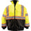 Occunomix LUX-350-JB2-Y2X Jacket, Value Black Bottom, Two-Tone, 2-In-1 Bomber, Class 3, Yellow, 2X, Yellow