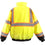 Occunomix LUX-350-JB2-Y2X Jacket, Value Black Bottom, Two-Tone,  2-In-1 Bomber, Class 3, Yellow, 2X, Yellow