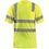 Occunomix LUX-SSETP3-YL T-Shirt, Classic Wicking, Class 3, Yellow, L, Yellow (High Visibility)