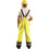 Occunomix LUX-TENBIB-YS Premium Breathable Bib Pants, Yellow