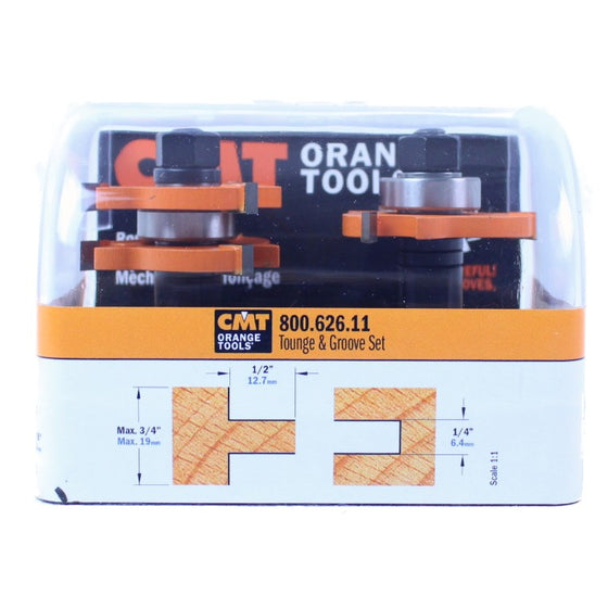 Cmt 800.626.11 Tongue And Groove Set, Orange
