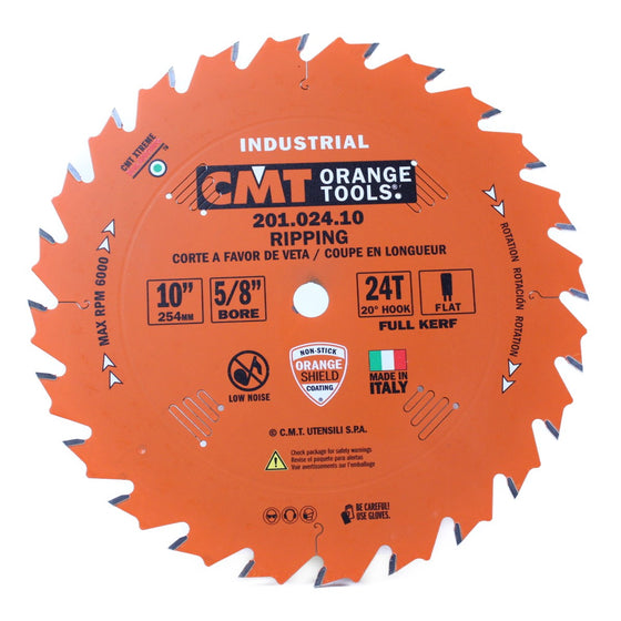 Cmt 201.024.10 Ripping Blade 10"X24 5/8" Bore