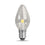 Feit Electric BP7C7/827/LED/4 Led Night Light Bulb, 7-Watt Equiv., Clear, C7 Shape, Candelabra Base, Non-Dimmable, 2700K (4-Pack), 2700K (Soft White)