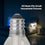 Feit Electric BP7C7/827/LED/4 Led Night Light Bulb, 7-Watt Equiv., Clear, C7 Shape, Candelabra Base, Non-Dimmable, 2700K (4-Pack), 2700K (Soft White)