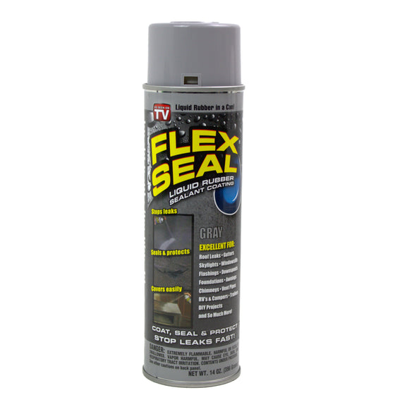 Flex Seal FSGRYR20 Flex Seal Gray 20 Oz. Spray Can, Gray